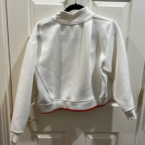 White zip-up sweatshirt by Adidas by Stella McCartney. - Picture 2 of 3